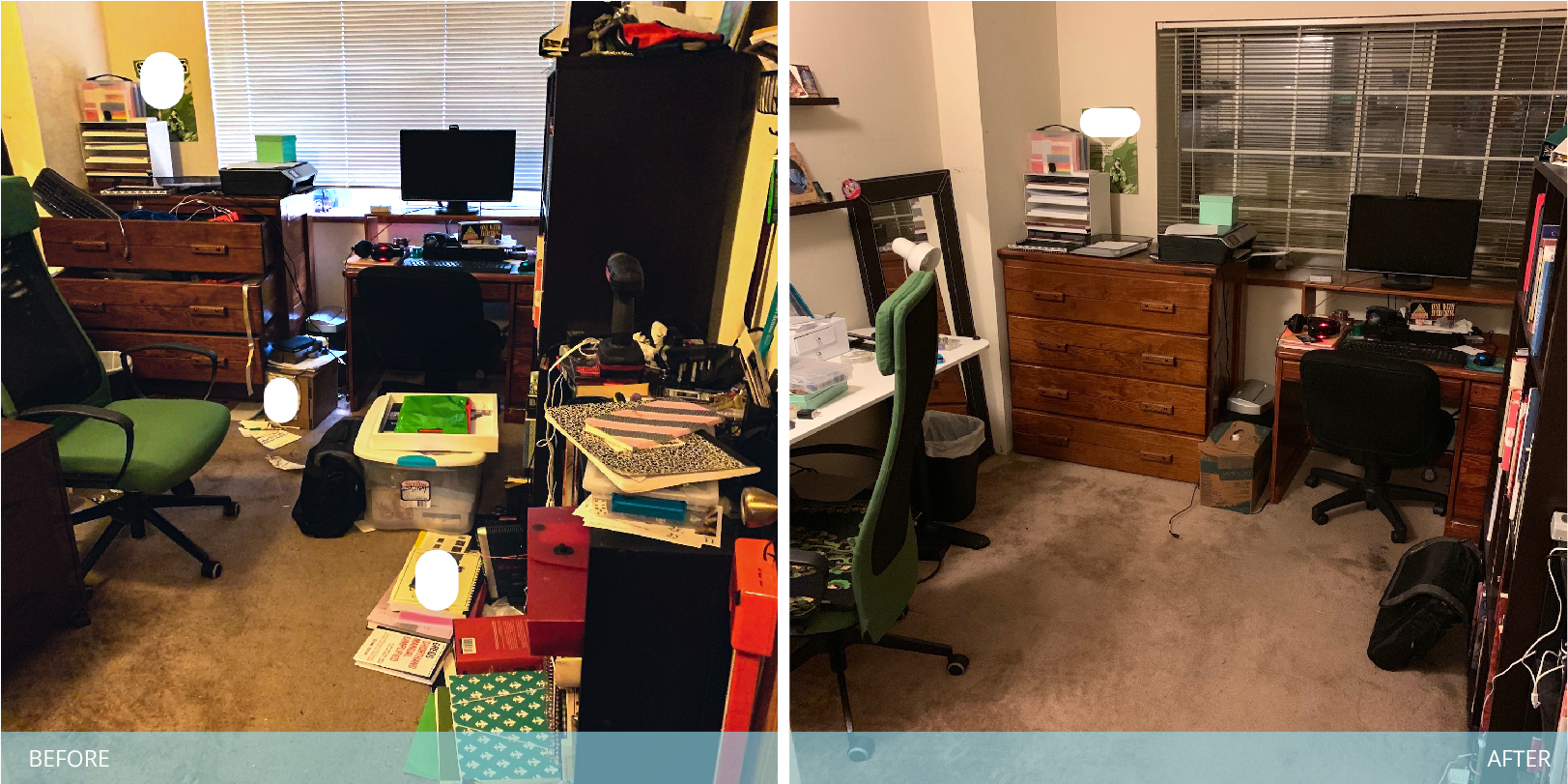 Simplify Experts Before & After Office Organizing